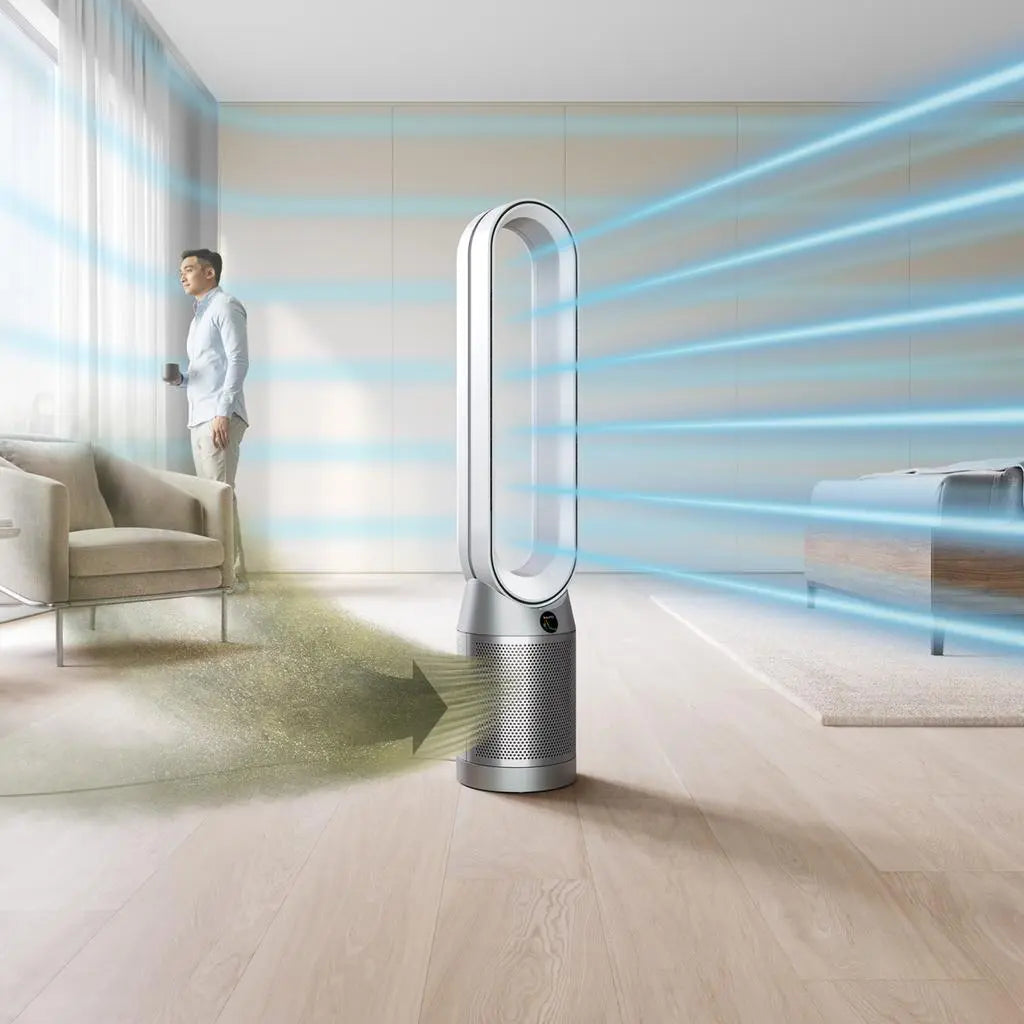 Dyson™ Cool Auto React - TP7A - Blanc/Argent - recyclé Théo Trove