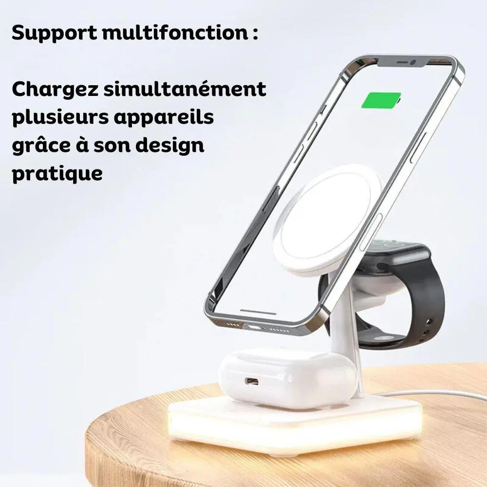 Chargeur Sans Fil 3-en-1 Les Visionnaires