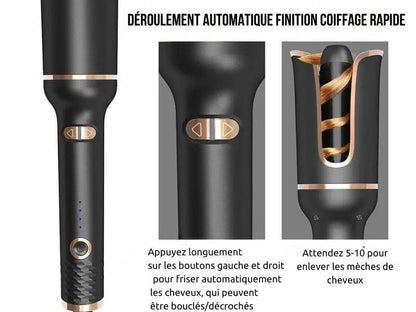 Fer à friser à rotation automatique Les Visionnaires