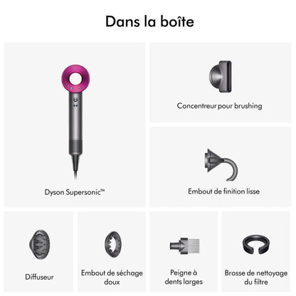 Dyson™ Supersonic HD07 - Nickel/Fuchsia Théo Trove