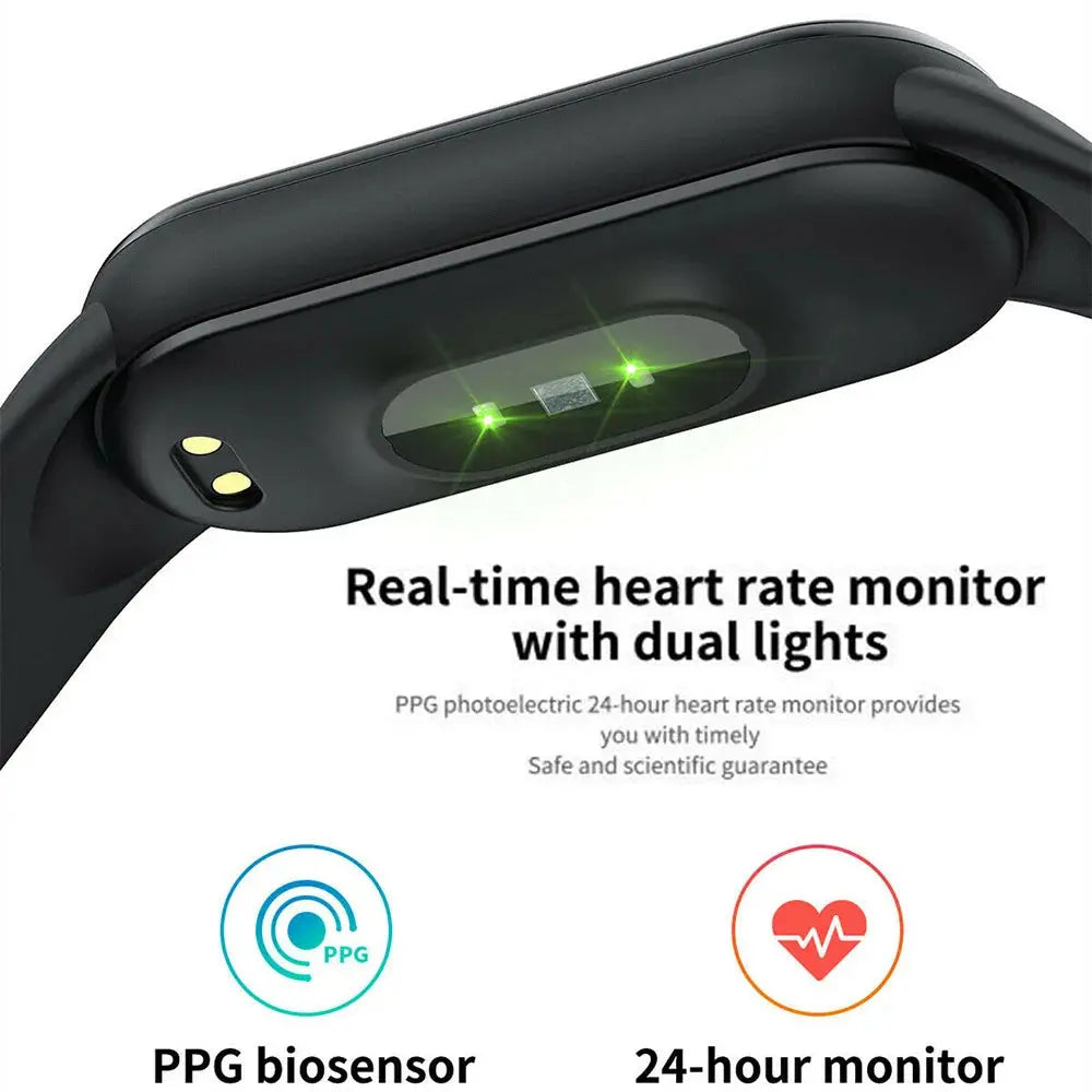 New Smart Watch Digital Men Women Bluetooth Fitness Tracker Watch Sport Heart Rate Blood Pressure for Android iOS Smart watch Théo Trove