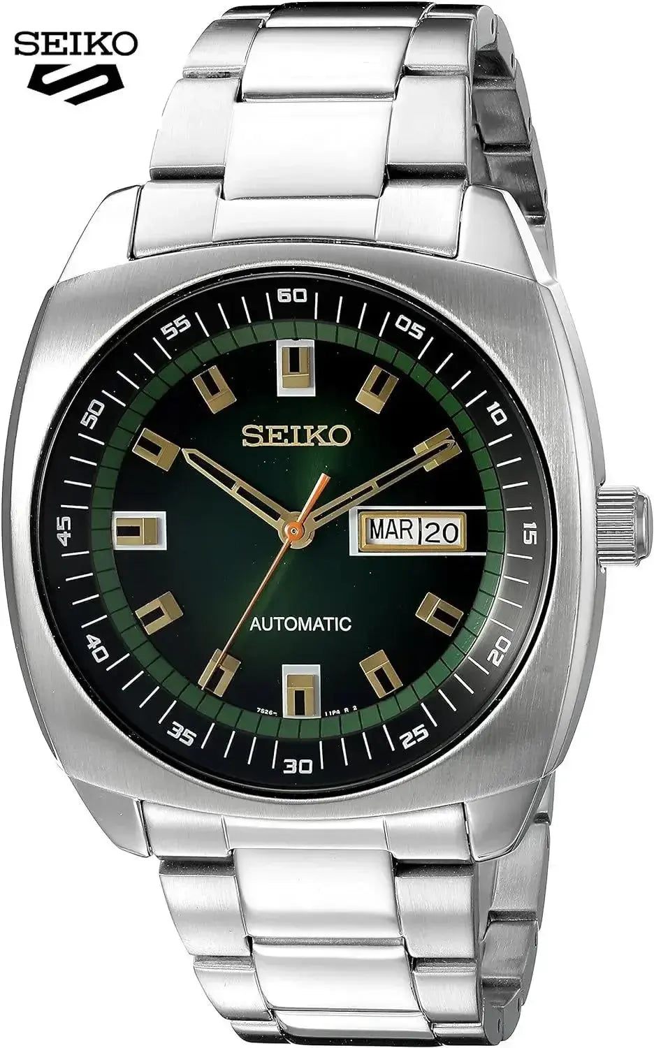 Original SEIKO Watch 5 Sports Men's Series automatic Waterproof Steel Band Round Rotatable Quartz Wristwatches SNKM Watches Théo Trove