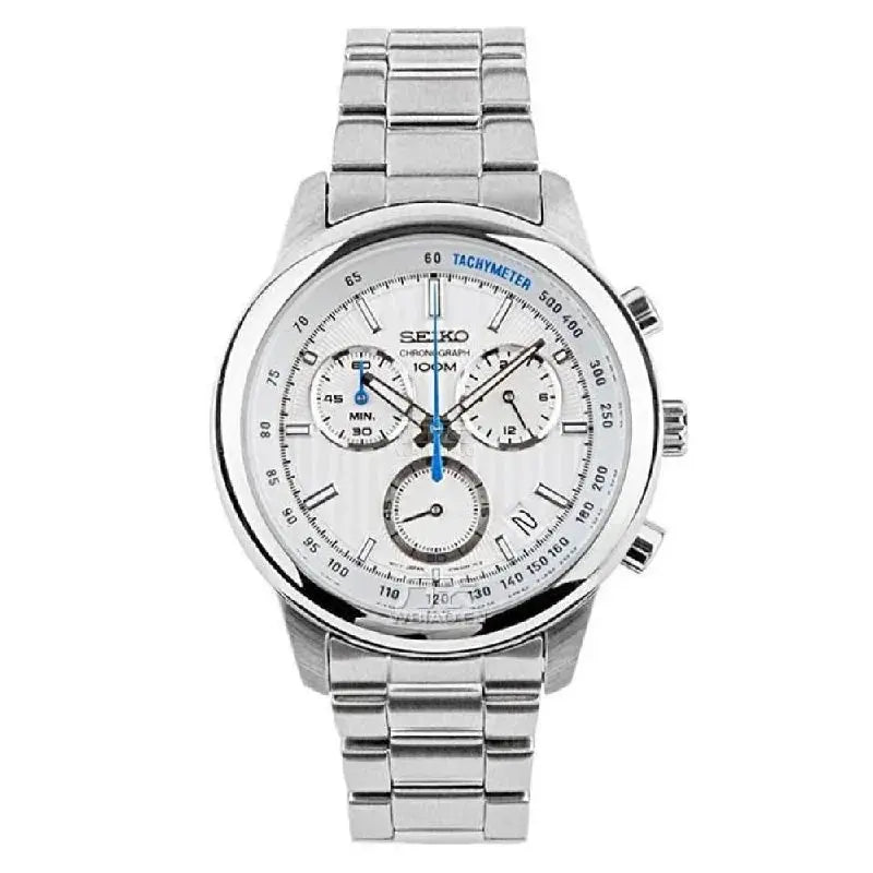 Seiko Quartz Stone Men's Watch Chronograph Series Japanese Original Leisure Watch 10 Bar Waterproof Multi-functional Watch Théo Trove