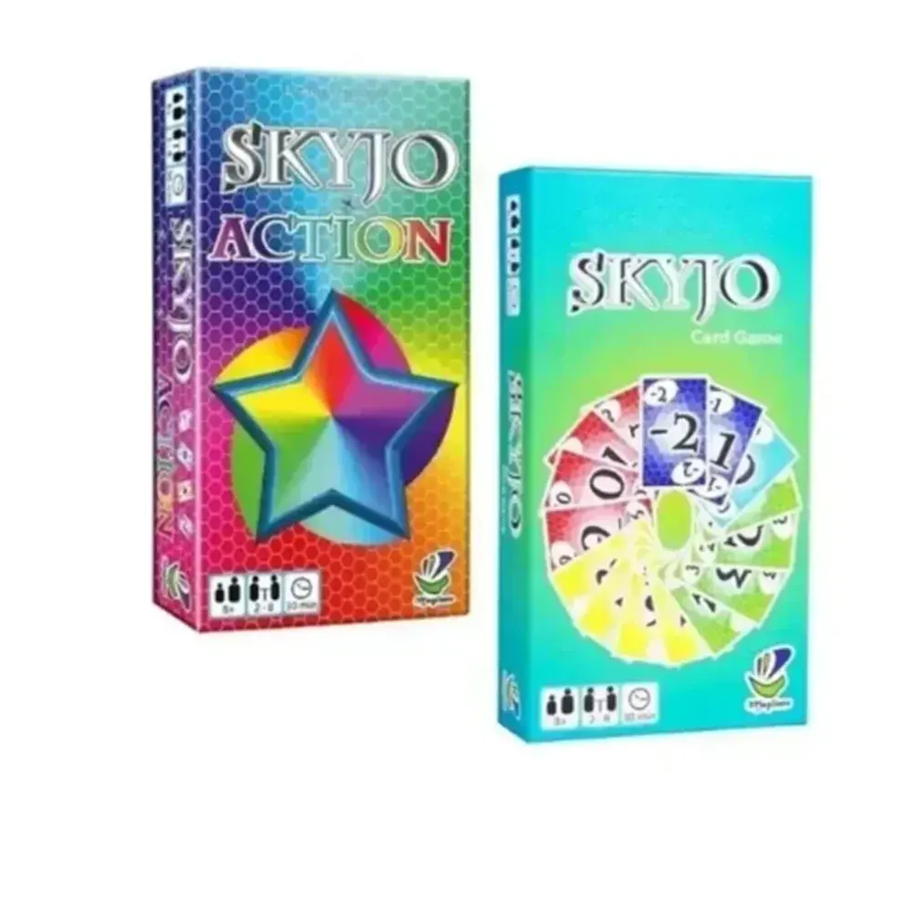 Skyjo Board Games Card Party of Tables for The Whole Family Deck Box Wit Social Collective Games Children's Tapis Poker Social Théo Trove