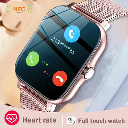 Smart Watch For Men Women Gift For Xiaomi Full Touch Screen Sport Fitness Watches BT Call Digital Smartwatch Wristwatch 2024 New Théo Trove