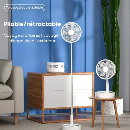 Ventilateur portable rétractable sans fil Les Visionnaires